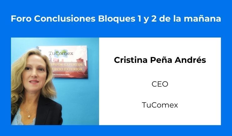 V CONGRESO TUCOMEX - CRISTINA PEÑA - FORO CONCLUSIONES BLOQUES 1 Y 2 V CONGRESO TUCOMEX - CRISTINA PEÑA - FORO CONCLUSIONES BLOQUES 1 Y 2